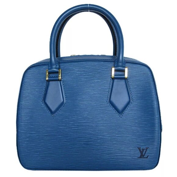 Auth LOUIS VUITTON Epi Sablon Handbag Toledo Blue Epi Leather - Picture 2 of 12